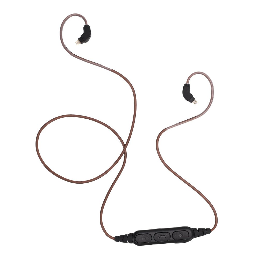 Jectse Adapter Cable for Wired Headphones 5.3 with Mic Volume Control 6-8H Playback Low Latency for 2 Pin 0.78mm Headphones