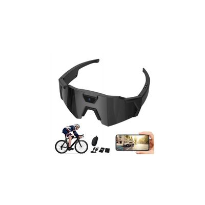 4K HD Sports Glasses with Camera,Upgrade Smart Video Recording Glasses for Action Sports with 32GB Memory for Cycling Hiking