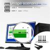 19/20Pin 4 Port USB 3.0 Internal HUB For PC Floppy Front Panel Bay Aluminum view 2