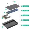 Aluminum Alloy U.2 SFF 8639 to NVMe Converter Enclosure Case for PC and Laptops view 4