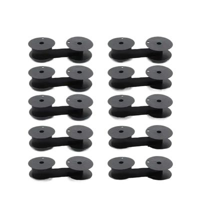 10pcs GR24 GR 24 Typewriter Carbon Ribbon 1024 EP102 Black Red Cash Register Till Calculator Ink Cartridge Ribbon Spool Ribbon(Black 10pcs)