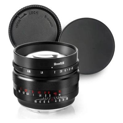 Lens, 50mm F0.95 APS-C Manual Focus Lens,Compatible for Sony E Fuji X M43 Canon EF-M RF Nikon Z Mount Camera,for Camera(E)