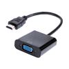 OBFGFRA 1080P HD HDMI-Compatible to VGA Cable Converter with Audio Power Supply Male to VGA Female Adapter for Tablet PC TV(H) view 1