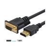 1080P HDMI to VGA Adapter Cable - 1.8M FHD for Desktop PC TV M>oni>tor Projector view 4