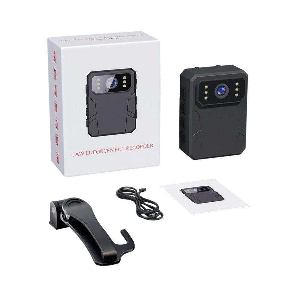 MRRIEKSEFEN Mini Body Camera Full HD 1080P 2 Inch IPS Touch Screen Night Vision Video Recorder Guard Police Body Mini Cam