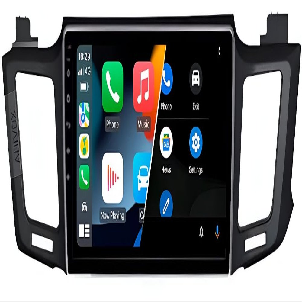 ADIVOX 9 inch Autoradio Suitable for Toyotta RAV4 2013-2019 | CarPlay/Android Auto/WiFi/DSP/5G/QLED/DAB+, Touchscreen Carplay Scherm, HD Multimedia Autoradio Systeem (T8 (8GB/128GB) 8CORE 5G QLED)