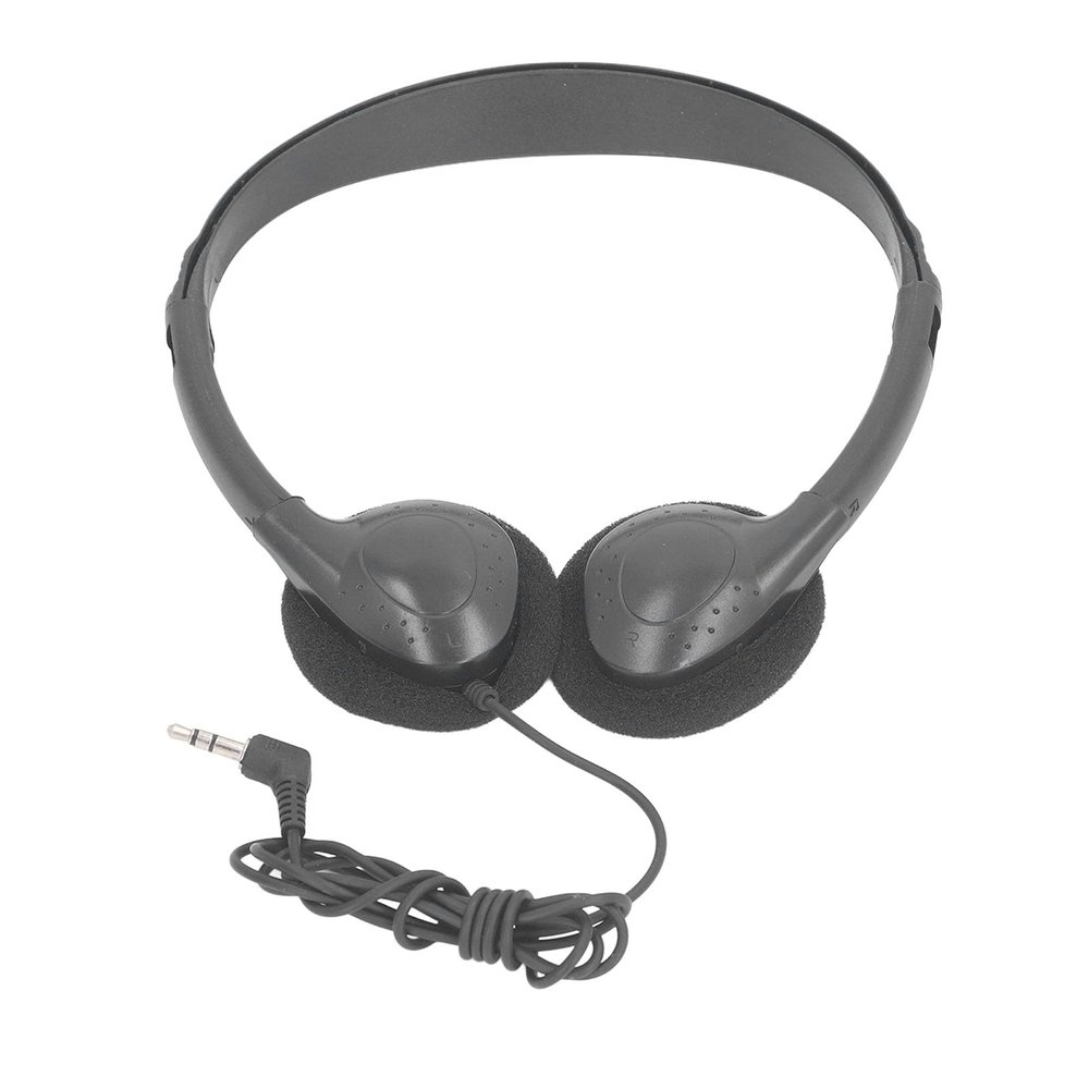 Beufee Headphones Wired, Over Ear 3.5mm Plug in Headphones on Ear Comfy Earphones for Adults School Library Airplane Computer Laptop