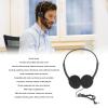 Beufee Headphones Wired, Over Ear 3.5mm Plug in Headphones on Ear Comfy Earphones for Adults School Library Airplane Computer Laptop view 3
