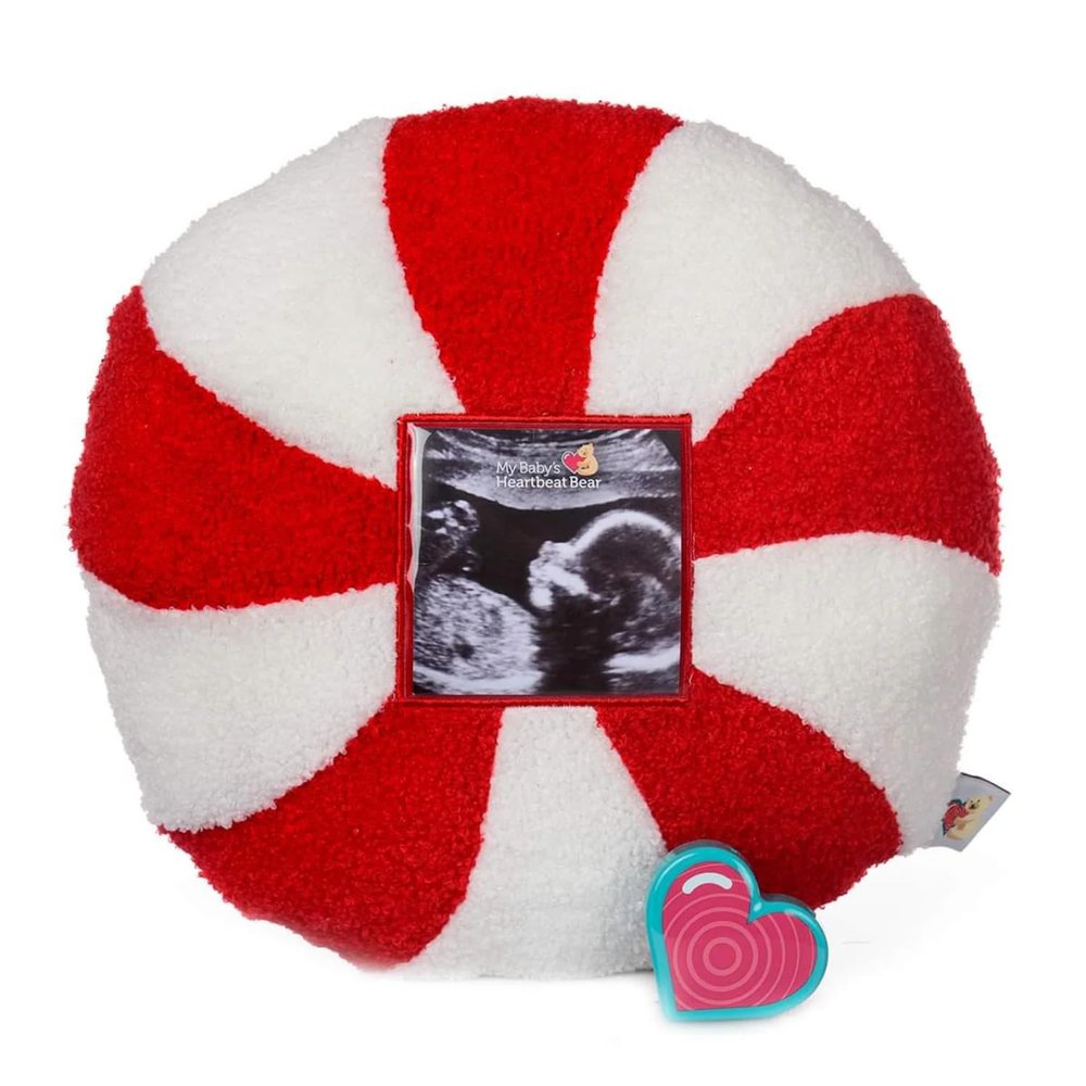 My Baby's Heartbeat Bear Digital Voice Recorder Object, Peppermint