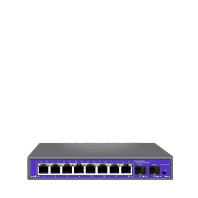 2.5G None-POE Network Switch 5 8 Port Ethernet Switch with 2 * 10G SFP+ for IP Camera/NVR(K0502WS EU Plug)