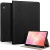 Thryxop Genuine Leather Case for Samsung Galaxy Tab S11 2025 11 inch (SM-X736B/X730) with Pencil Holder | Slim Protective Cover with Adjustable Stand, Auto Wake/Sleep, Premium Leather | Black view 1