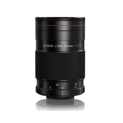 Lens, Fixed Focus 500Mm F7.5 MF Telephoto Reflex Mirror Lens Reflection,Compatible for Canon Nikon Sony Olympus M43 Pentax Cameras,for Camera