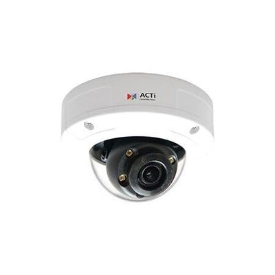 A96-B 2MP Outdoor Network Mini Dome Camera, IP66 Weatherproof, IK10 Vandal-Proof Metal Housing, IR Night Vision, 2.8mm Lens, Surface Mount with Back Cable