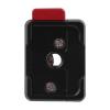 EABCHAML Aluminium Alloy Black Monitor Quick Release Plate, Universal Photography Accessory, Quick Release with Rubber Cushion, 1/4 Inch Screw Mount for Camera Light Bracket, Compact view 2