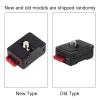 EABCHAML Aluminium Alloy Black Monitor Quick Release Plate, Universal Photography Accessory, Quick Release with Rubber Cushion, 1/4 Inch Screw Mount for Camera Light Bracket, Compact view 3