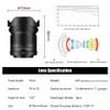 Lens, 9mm F5.6 Ultra-Wide-Angle Prime Full-Frame DSLR Mirrorless Camera,Compatible for Sony E Leica L Canon RF Nikon Z,for Camera(for Z) view 4