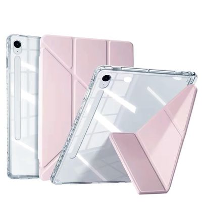 Y-Fold Smart Tablet Case Suitable for Samsung Galaxy Tab S10FE Plus 13.1-Inch 2025 Acrylic Shockproof Back with Auto Sleep