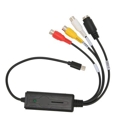 Aumotop to USB Converter Adapter Sound Video Card Plug and Play for 10 8 7 Black for Web Conferencing