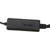 Aumotop to USB Converter Adapter Sound Video Card Plug and Play for 10 8 7 Black for Web Conferencing view 2