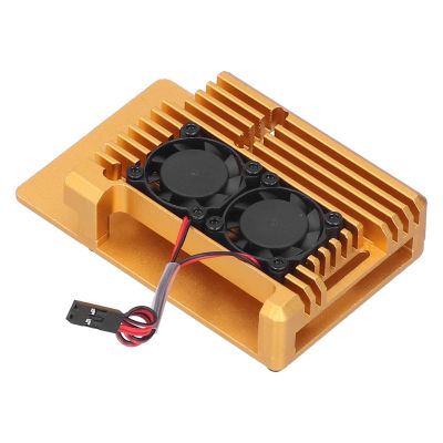 Hyuduo Protective, Aluminum Alloy Enclosure with Dual Cooling Fan, Hex Wrench and Screws, for 3 Model B B