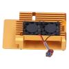 Hyuduo Protective, Aluminum Alloy Enclosure with Dual Cooling Fan, Hex Wrench and Screws, for 3 Model B B view 3