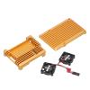 Hyuduo Protective, Aluminum Alloy Enclosure with Dual Cooling Fan, Hex Wrench and Screws, for 3 Model B B view 4