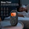 Wisoqu AM FM Mini Radio, Portable Pocket Radio with Backlight Display and Lock Key, 76 108MHz FM 520 1710KHz AM, with Earphone for Outdoor (Black) view 4