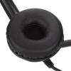 Dam Skerisi Telephone Headset with Noise Cancelling Microphone, Single Ear Communication Headset for PC Computers, Comfortable Monaural Office Headset with Flexible Headband and Long Cable, Bl view 3