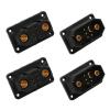 Speaker Connectors VTOL Servo Quick-Release Connectors JX4 JX6 JX8 JX9, Male Female Plugs for Aircraft UAV Models, 2 Pairs(2pairs JX6) view 1