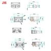Speaker Connectors VTOL Servo Quick-Release Connectors JX4 JX6 JX8 JX9, Male Female Plugs for Aircraft UAV Models, 2 Pairs(2pairs JX6) view 2
