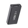 Aumotop USB3.1 A Female Adapter Fast 10Gbps Straight USB Converter for USB3.1 Data Cable Transfer Extension Portable Size view 2