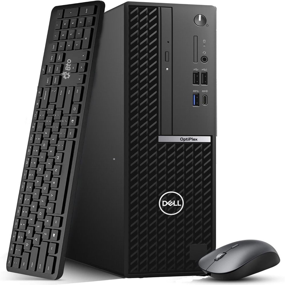 Dell OptiPlex 7000 SFF Business Desktop Computer Intel Core i5 12th Gen 8GB DDR4 RAM 256GB SSD WiFi Wireless Keyboard & Mouse DisplayPorts Home & Office PC Windows 11 Pro (Renewed)