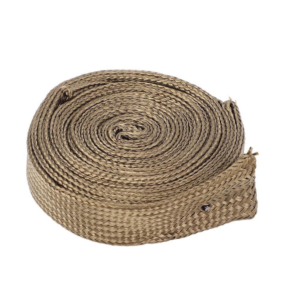 Heat Sleeve Fuel Line Protector Roll, Automotive Heat Sleeve, 3 Meter Flexible Cable Sleeve Hose Protector with Obsidian Fiber, High Temperature up to 900C