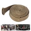 Heat Sleeve Fuel Line Protector Roll, Automotive Heat Sleeve, 3 Meter Flexible Cable Sleeve Hose Protector with Obsidian Fiber, High Temperature up to 900C view 3