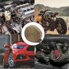 Heat Sleeve Fuel Line Protector Roll, Automotive Heat Sleeve, 3 Meter Flexible Cable Sleeve Hose Protector with Obsidian Fiber, High Temperature up to 900C view 4