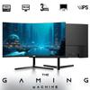 HP Full Light Gaming PC Desktop Computer  AMD Pro A10-9700,RX 550 Graphics,16GB RAM,512GB SSD,Dual 27 Inch Curved Monitor,RGB Keyboard with AI Copilot,Mouse,WiFi,RGB Headphone,Windows 11(Renewed) view 2