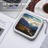FodPand Cook National Park Mountain Landscape CD Case 40 Capacity CD Holder Organizer Portable Zipper DVD Collection Storage Bag Compact Cases Storage Binder Plastic Holder Disc Car Home Travel view 4