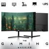 HP Full Light Gaming PC Desktop Computer  AMD Pro A10-9700,GT 1030 Graphics,8GB RAM,256GB SSD,Dual 24 Inch Curved Monitor,RGB Keyboard with AI Copilot,Mouse,WiFi,RGB Headphone,Windows 11(Renewed) view 2