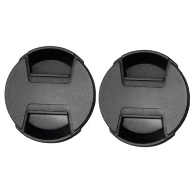 2pcs Lens Caps for Z DX50-250mm f4.5-6.3,Z 35mm f 1.8S/E10-18mm f4OSS Cameras Dustproof Lens Cover Replacements