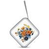FekiLoot Embroidered Flower Pattern CD Case 40 Capacity DVD Case Holder Portable Zipper CD Cases Holder Large Storage Disc Wallet Bag Hard Plastic DVD Cases for Car Home Travel view 3