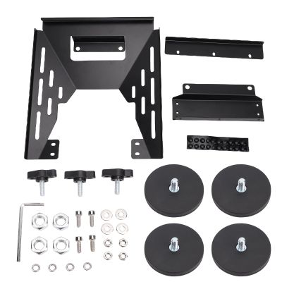 Satellite Installation Kit Mini Stainless Steel Magnetic Weatherproof 360 Degree Safety Quick Release Mounting Kit for Cars Trucks RVs Boats