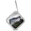 FodPand Canadian Smokey Mountain Cliff CD Case 40 Capacity CD Holder Organizer Portable Zipper DVD Collection Storage Bag Compact Cases Storage Binder Plastic Holder Disc Car Home Travel view 3