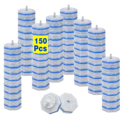 150 Count Upgrade 3-Layer Toilet Bowl Refills Fits for Clorox Toilet Brush