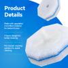 150 Count Upgrade 3-Layer Toilet Bowl Refills Fits for Clorox Toilet Brush view 3