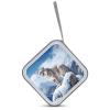 FodPand Snow Leopard Mountain CD Case 40 Capacity CD Holder Organizer Portable Zipper DVD Collection Storage Bag Compact Cases Storage Binder Plastic Holder Disc Car Home Travel view 3