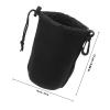 POPETPOP Shockproof Waterproof Camera Lens Pouch Large Size High Elasticity Protective Lens Case for DSLR Storage and Travel view 2