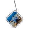FodPand Blue Sea Star CD Case 40 Capacity CD Holder Organizer Portable Zipper DVD Collection Storage Bag Compact Cases Storage Binder Plastic Holder Disc Car Home Travel view 3