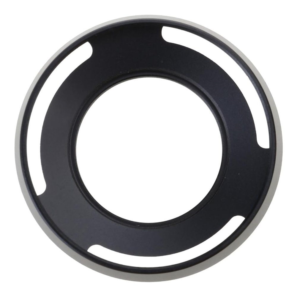 39mm Lens Hood Metal Screw-in Mount Camera Curved Hood Tilted Vented 39mm Filter