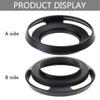 39mm Lens Hood Metal Screw-in Mount Camera Curved Hood Tilted Vented 39mm Filter view 3