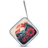 FekiLoot Sunrise And Flowers CD Case 40 Capacity DVD Case Holder Portable Zipper CD Cases Holder Large Storage Disc Wallet Bag Hard Plastic DVD Cases for Car Home Travel view 3